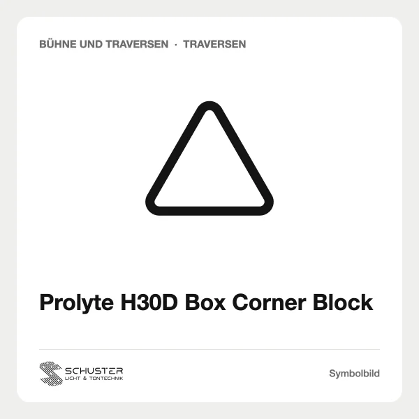 Prolyte H30D Box Corner Block