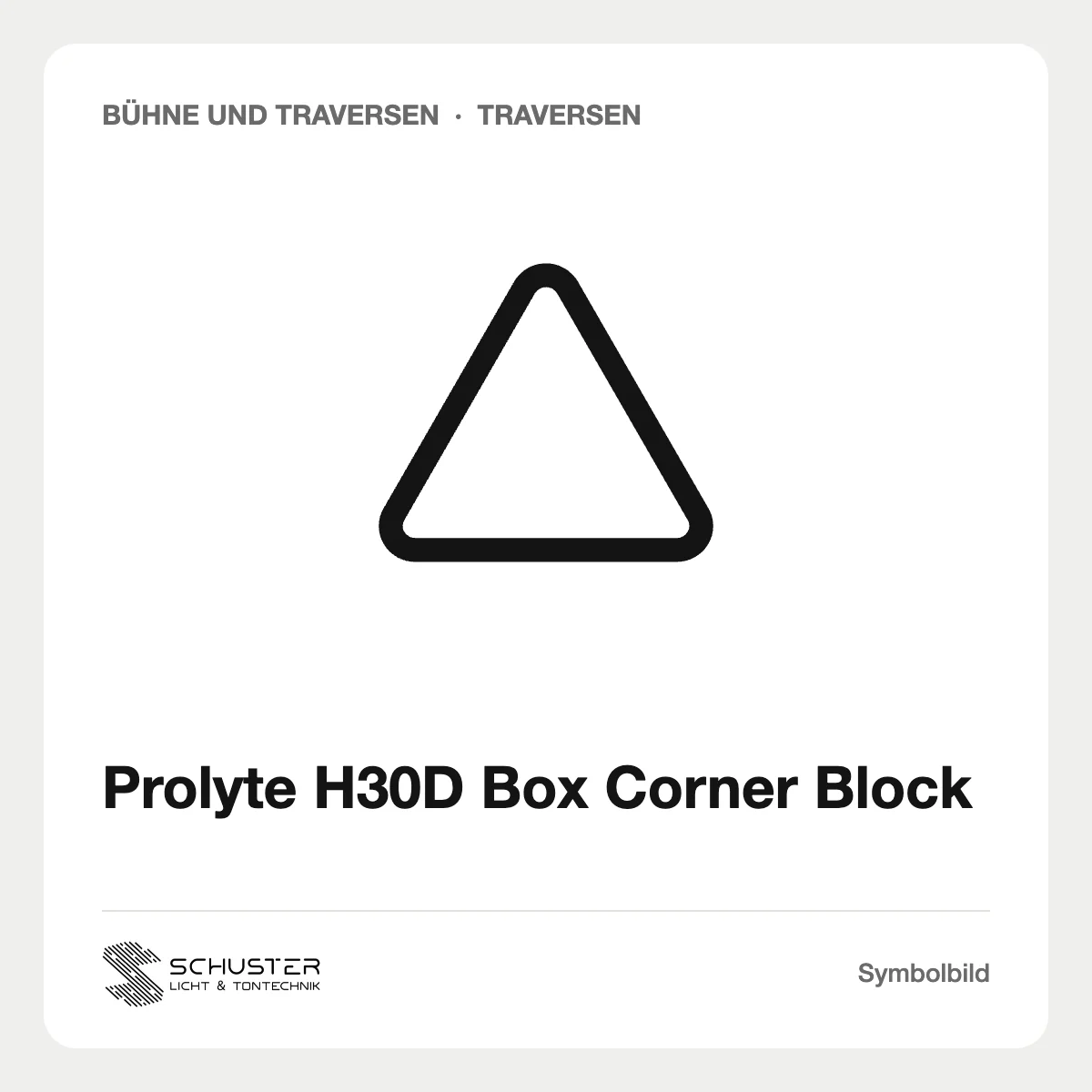 Prolyte H30D Box Corner Block