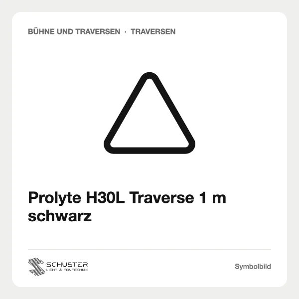 Prolyte H30L Traverse 1 m schwarz