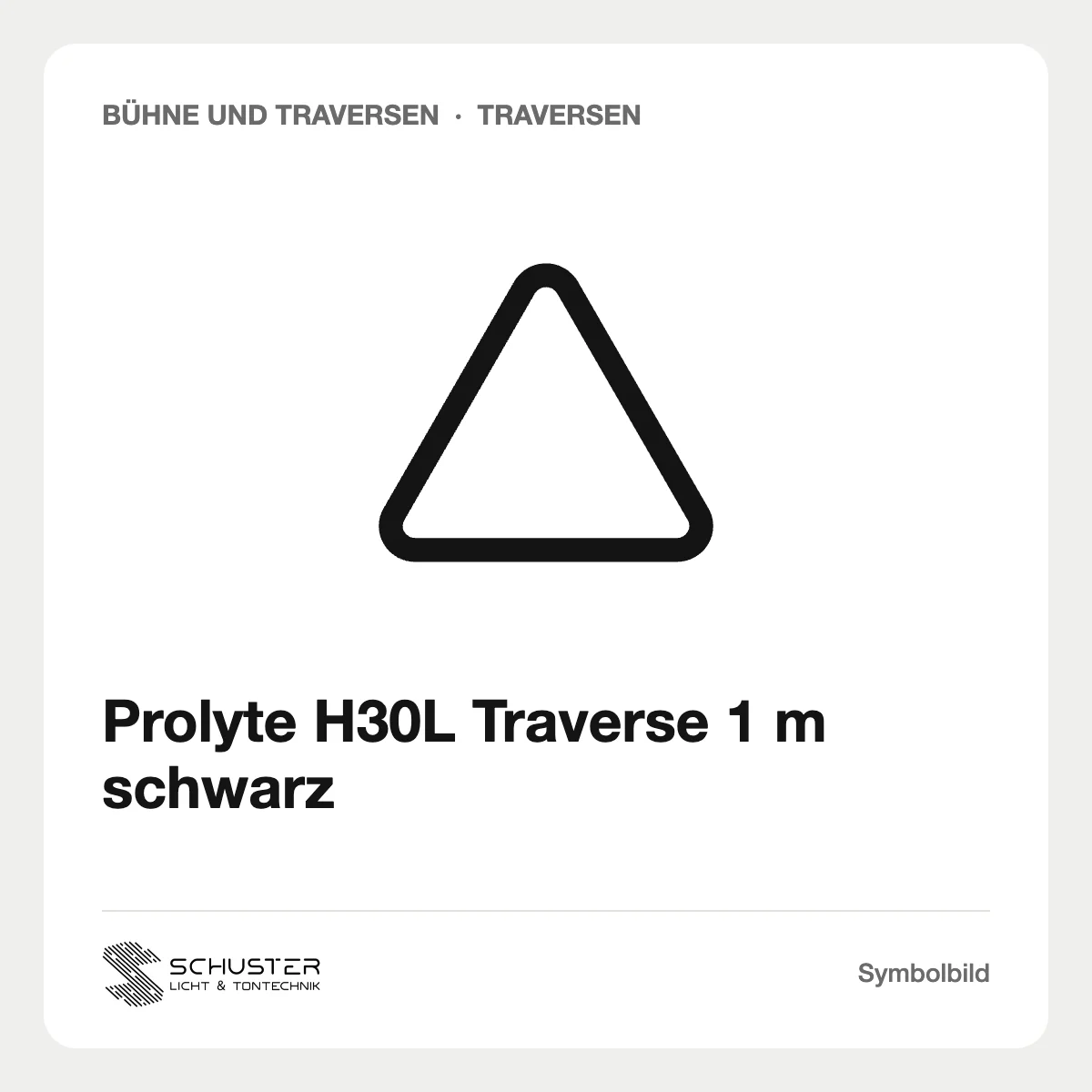 Prolyte H30L Traverse 1 m schwarz
