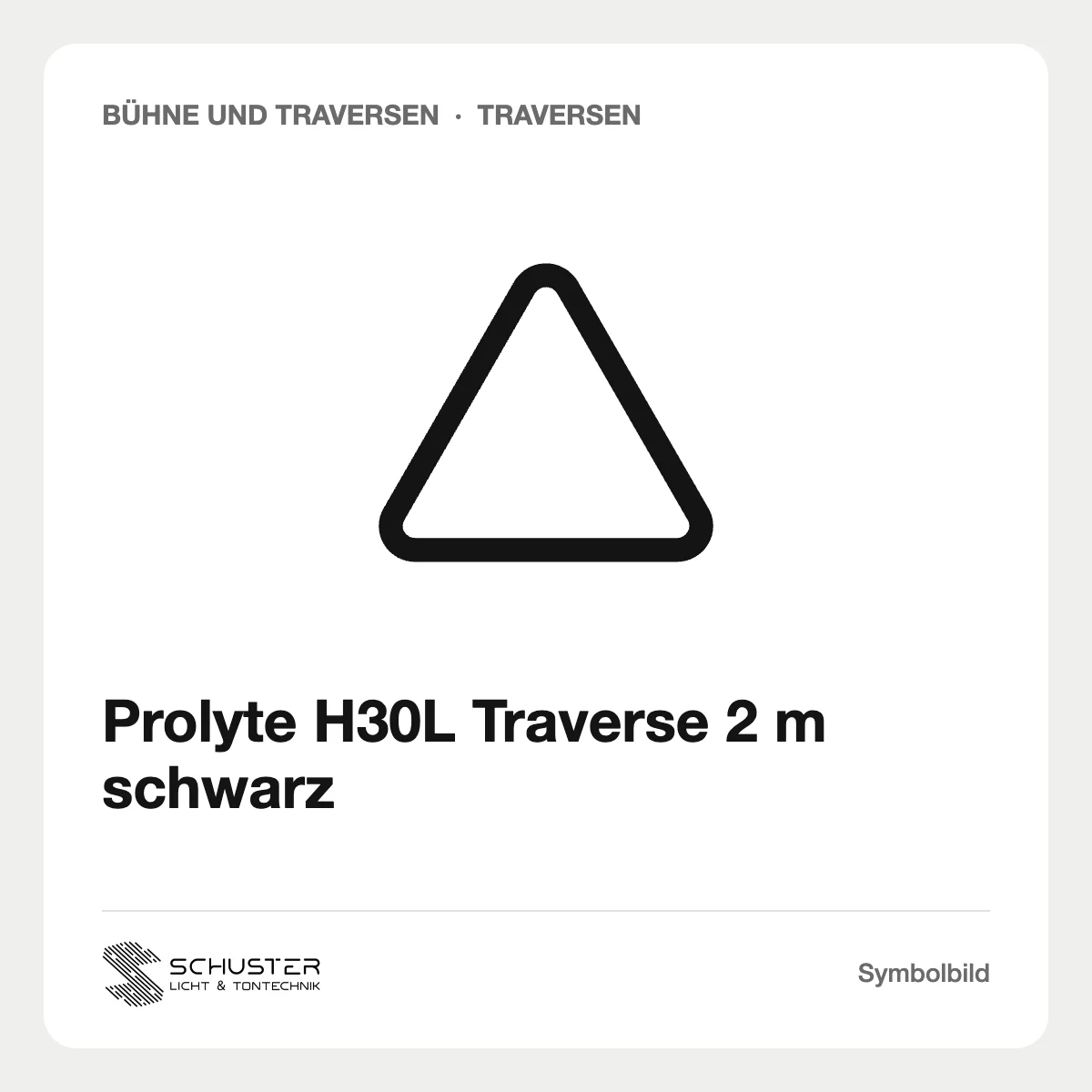 Prolyte H30L Traverse 2 m schwarz