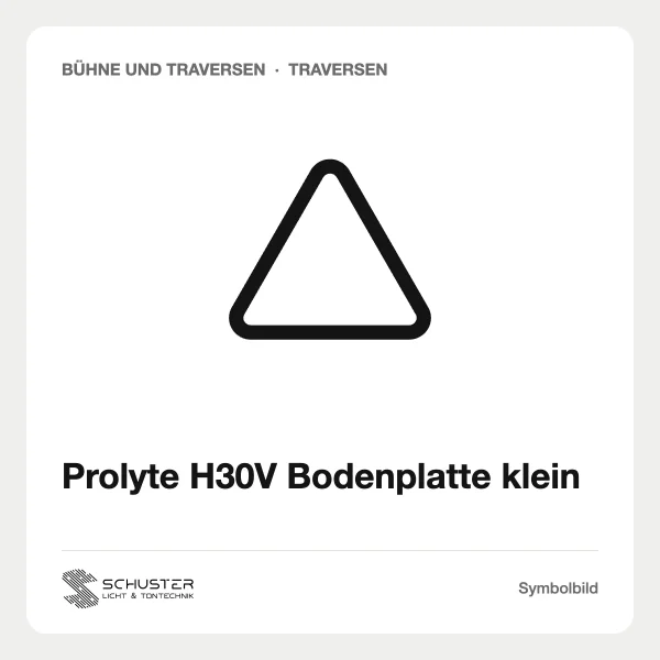 Prolyte H30V Bodenplatte klein