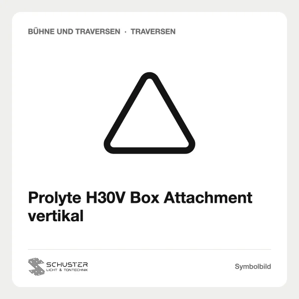Prolyte H30V Box Attachment vertikal