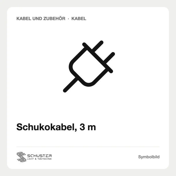 Schukokabel, 3 m