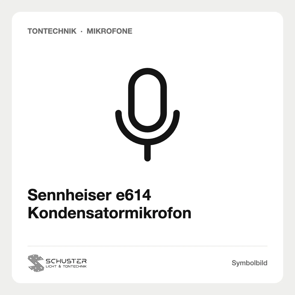 Sennheiser e614 Kondensatormikrofon