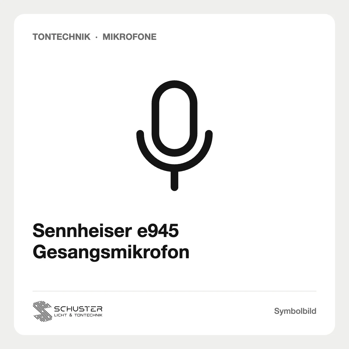Sennheiser e945 Gesangsmikrofon
