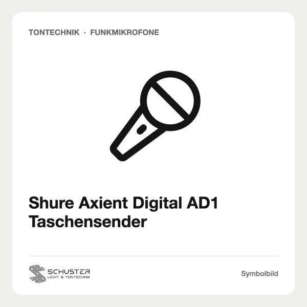 Shure Axient Digital AD1 Taschensender