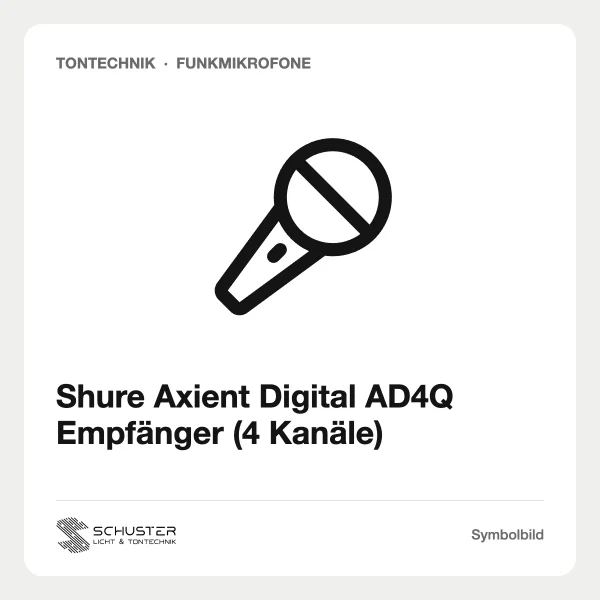 Shure Axient Digital AD4Q Empfänger (4 Kanäle)