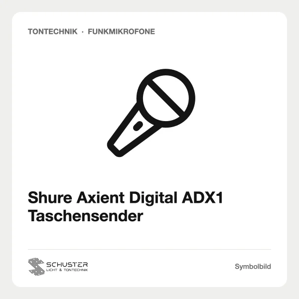 Shure Axient Digital ADX1 Taschensender