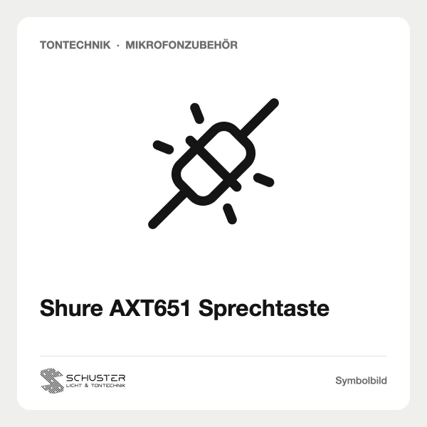 Shure AXT651 Sprechtaste