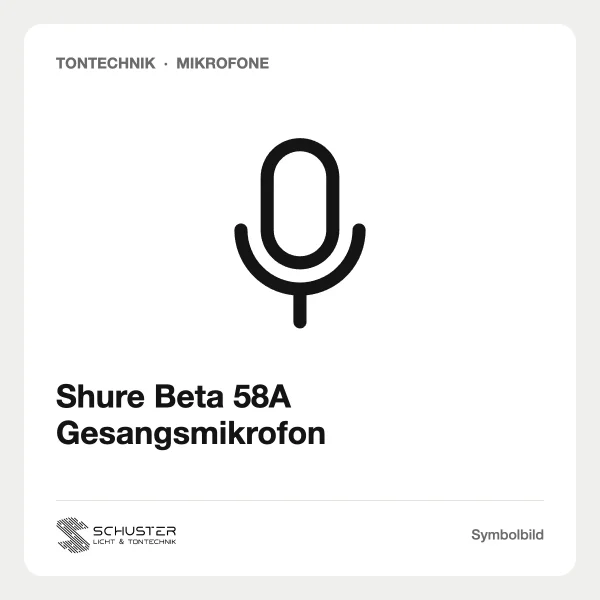 Shure Beta 58A Gesangsmikrofon