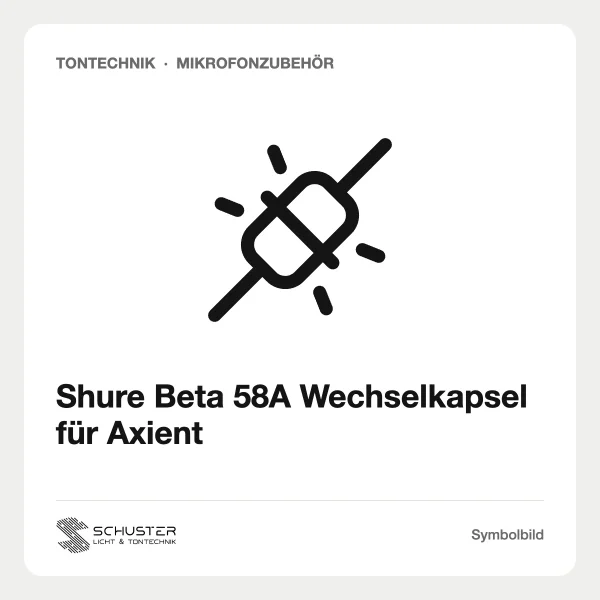 Shure Beta 58A Wechselkapsel für Axient