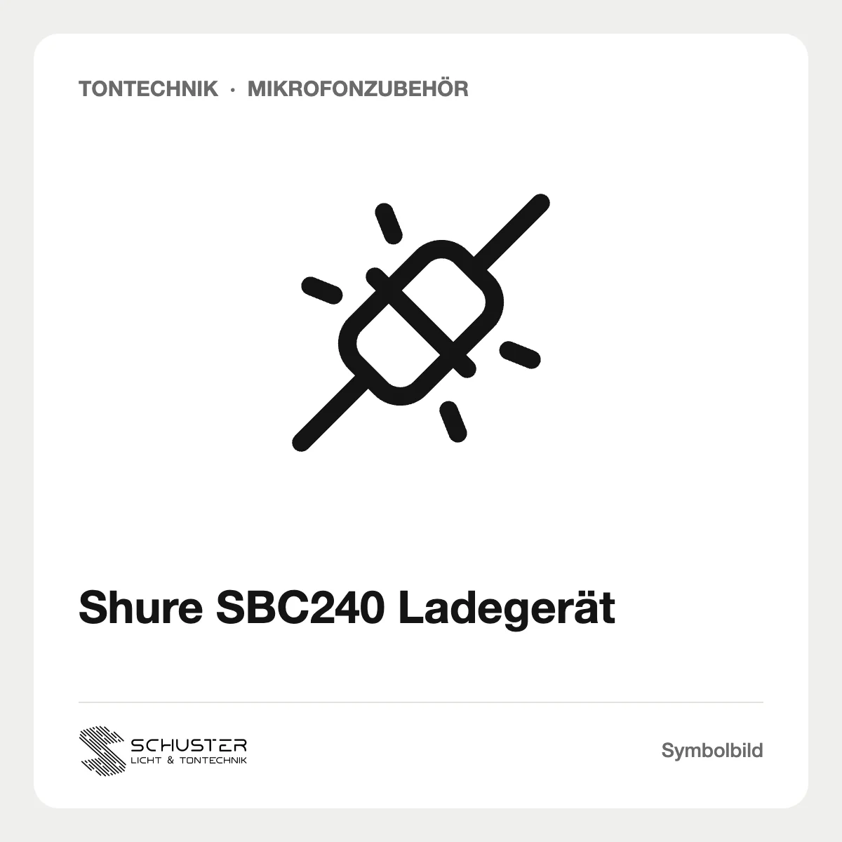 Shure SBC240 Ladegerät