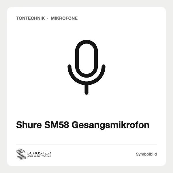 Shure SM58 Gesangsmikrofon