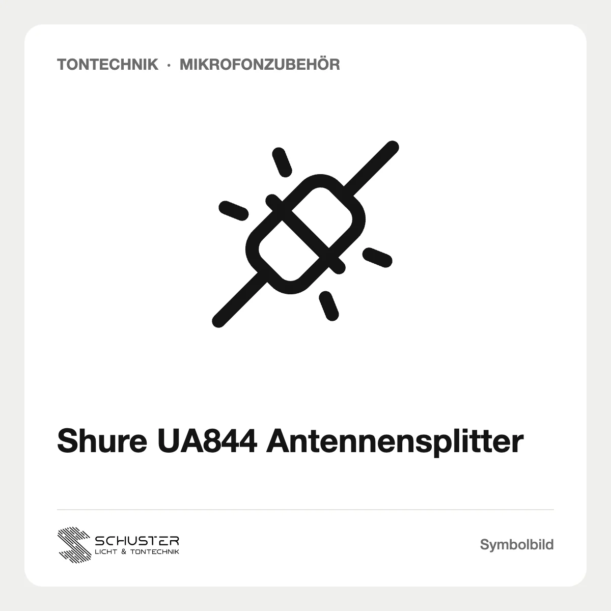 Shure UA844 Antennensplitter