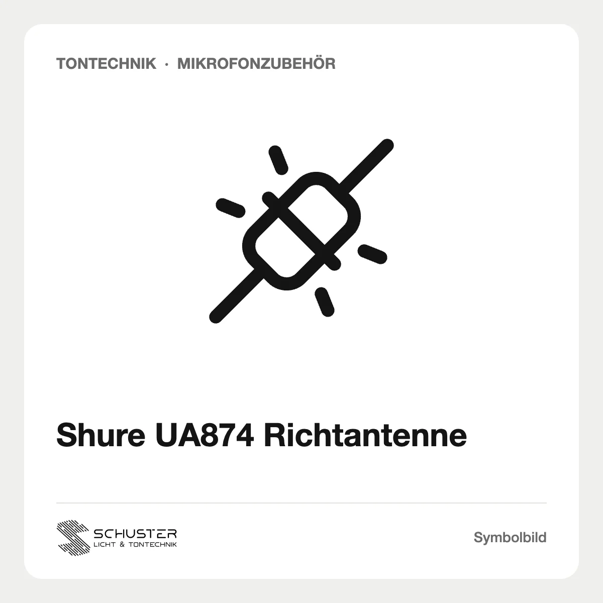 Shure UA874 Richtantenne