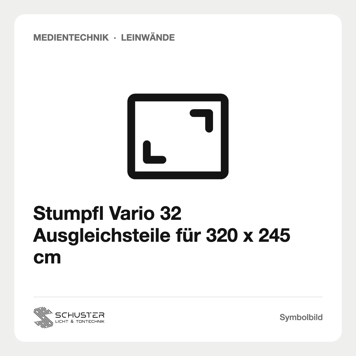 Stumpfl Vario 32 Ausgleichsteile für 320 x 245 cm