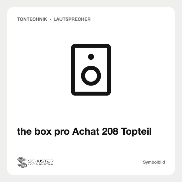 the box pro Achat 208 Topteil