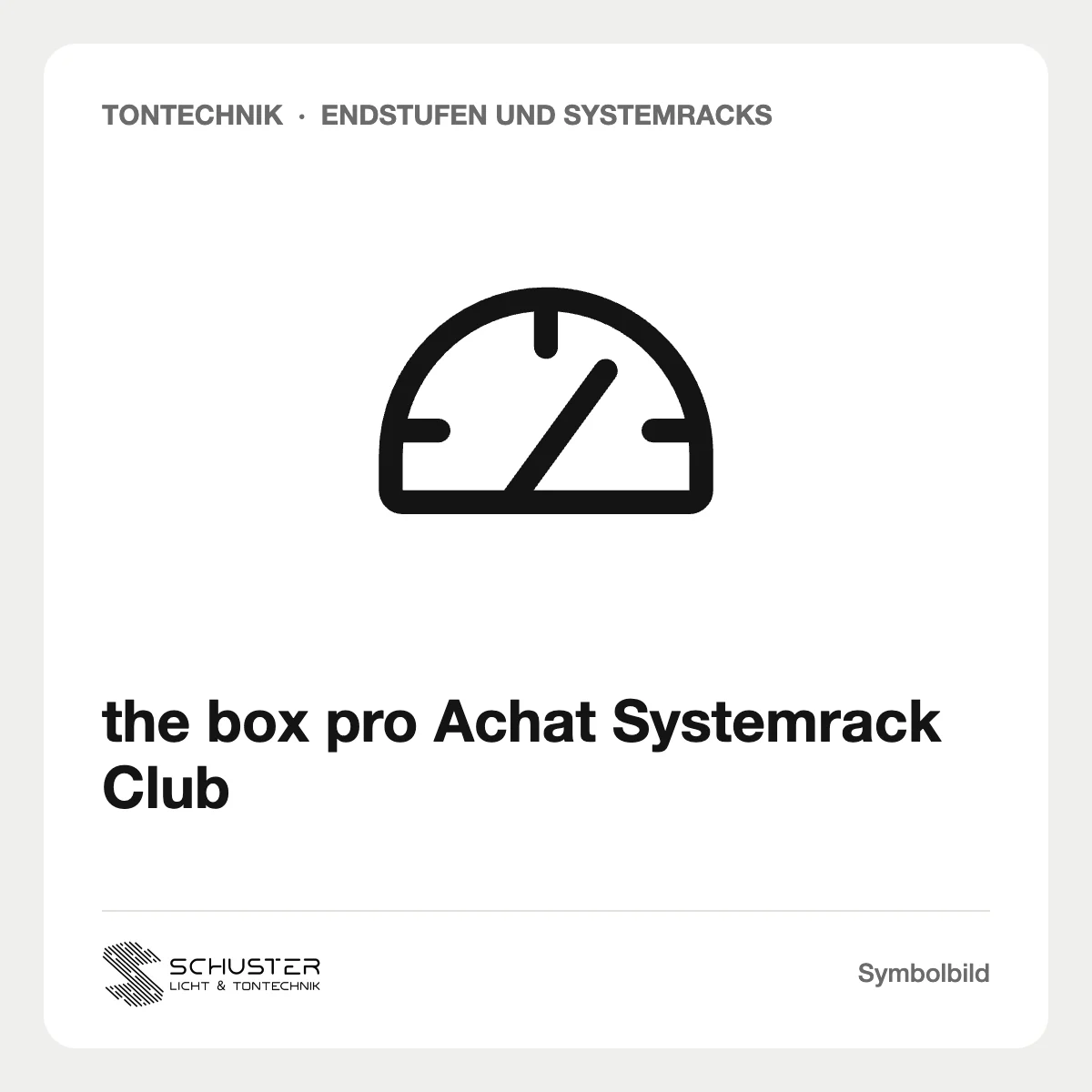the box pro Achat Systemrack Club