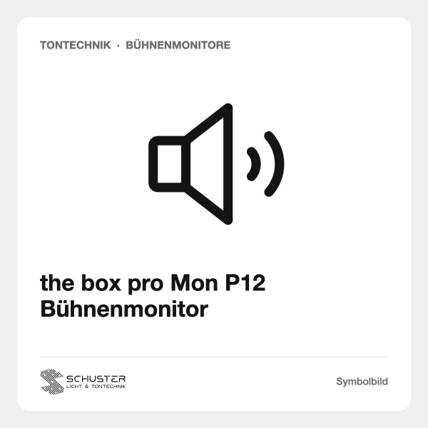 the box pro Mon P12 Bühnenmonitor