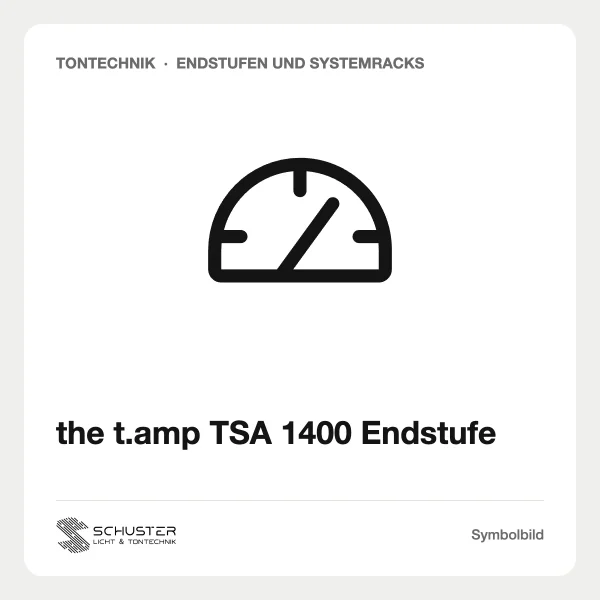the t.amp TSA 1400 Endstufe