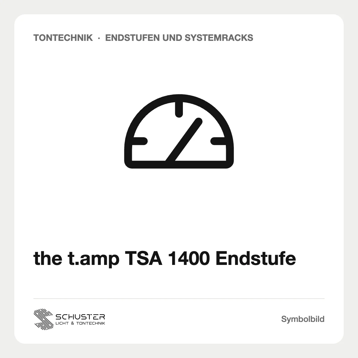 the t.amp TSA 1400 Endstufe