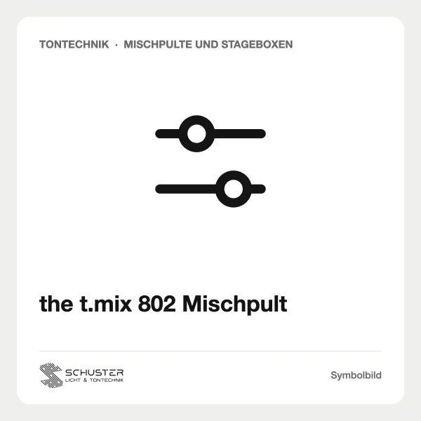 the t.mix 802 Mischpult