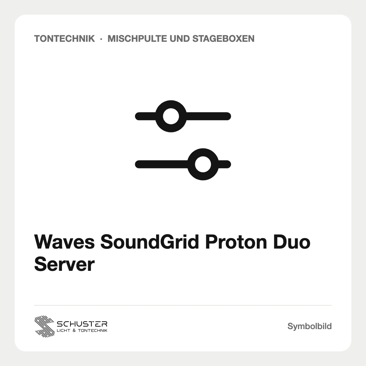 Waves SoundGrid Proton Duo Server