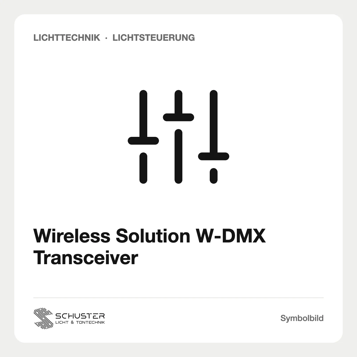 Wireless Solution W-DMX Transceiver